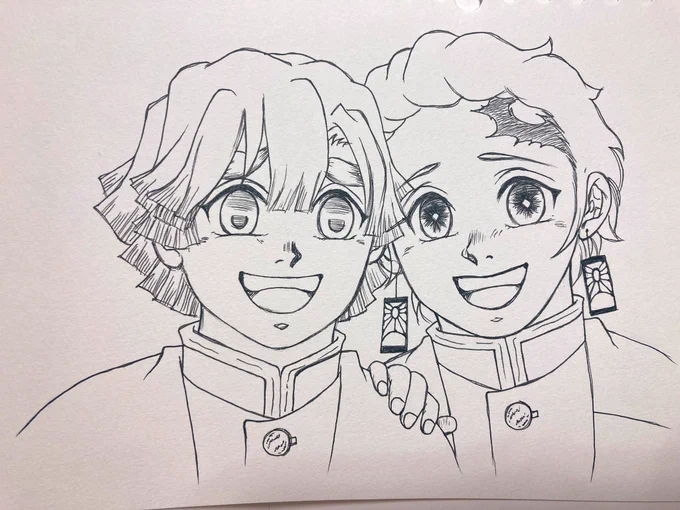 ペン入れ終わりました✍️(遅っっ) 