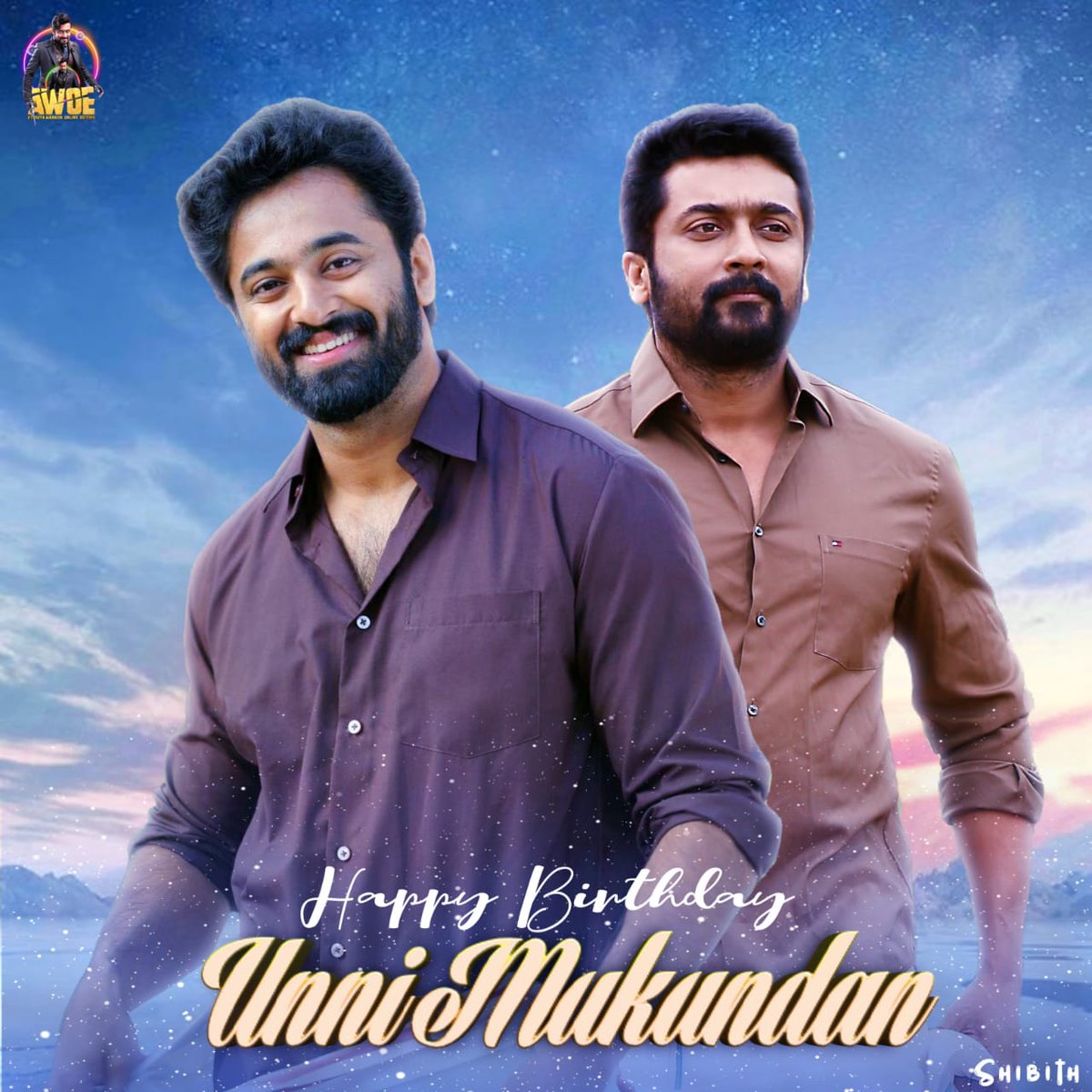 •Wishing a very Happy Birthday to tallented @Iamunnimukundan on behalf of @Suriya_offl anna fans❤️

#HBDUnniMukundan
#HappyBirthdayUnniMukundan 
#SooraraiPottru #SooraraiPottruOnPrimeOct30