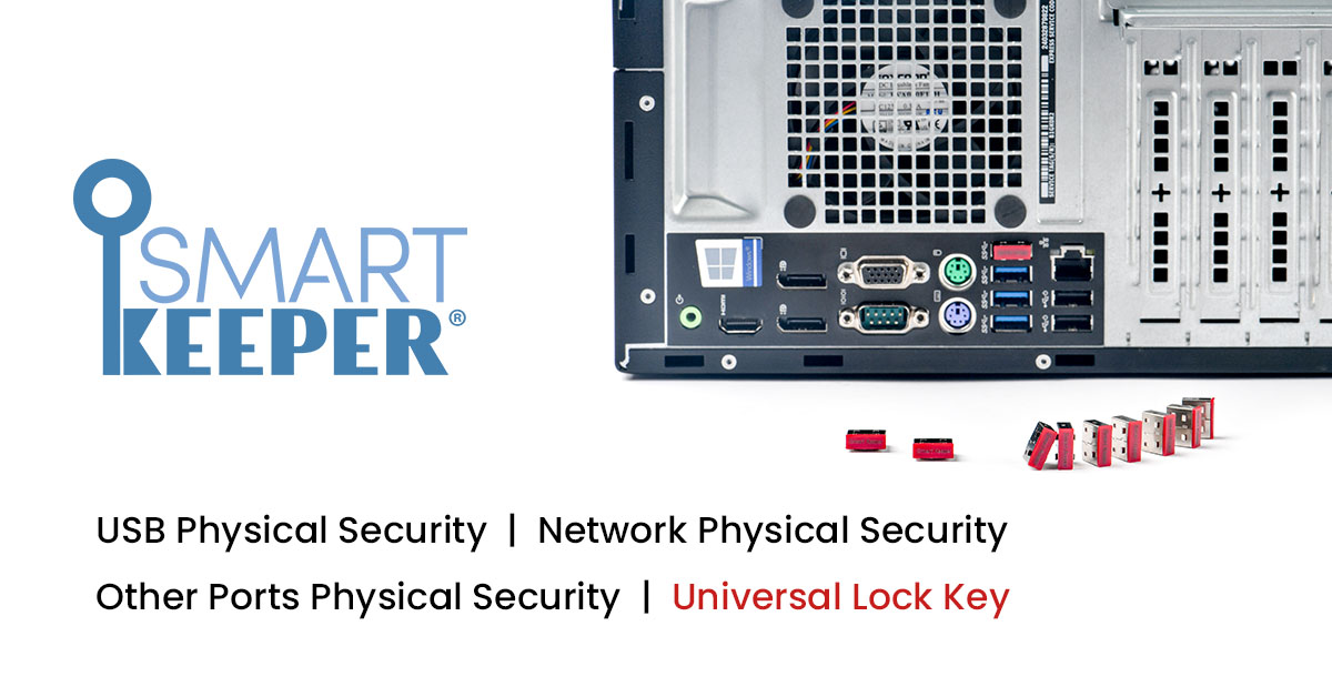 THESMARTKEEPER's tweet image. SmartKeeper - USB Physical Security | Network Physical Security | Other Ports Physical Security | Universal Lock Key#usb #security #usblock #datatheft #datasecurity #networksecurity #computersecurity #LaptopSecurity