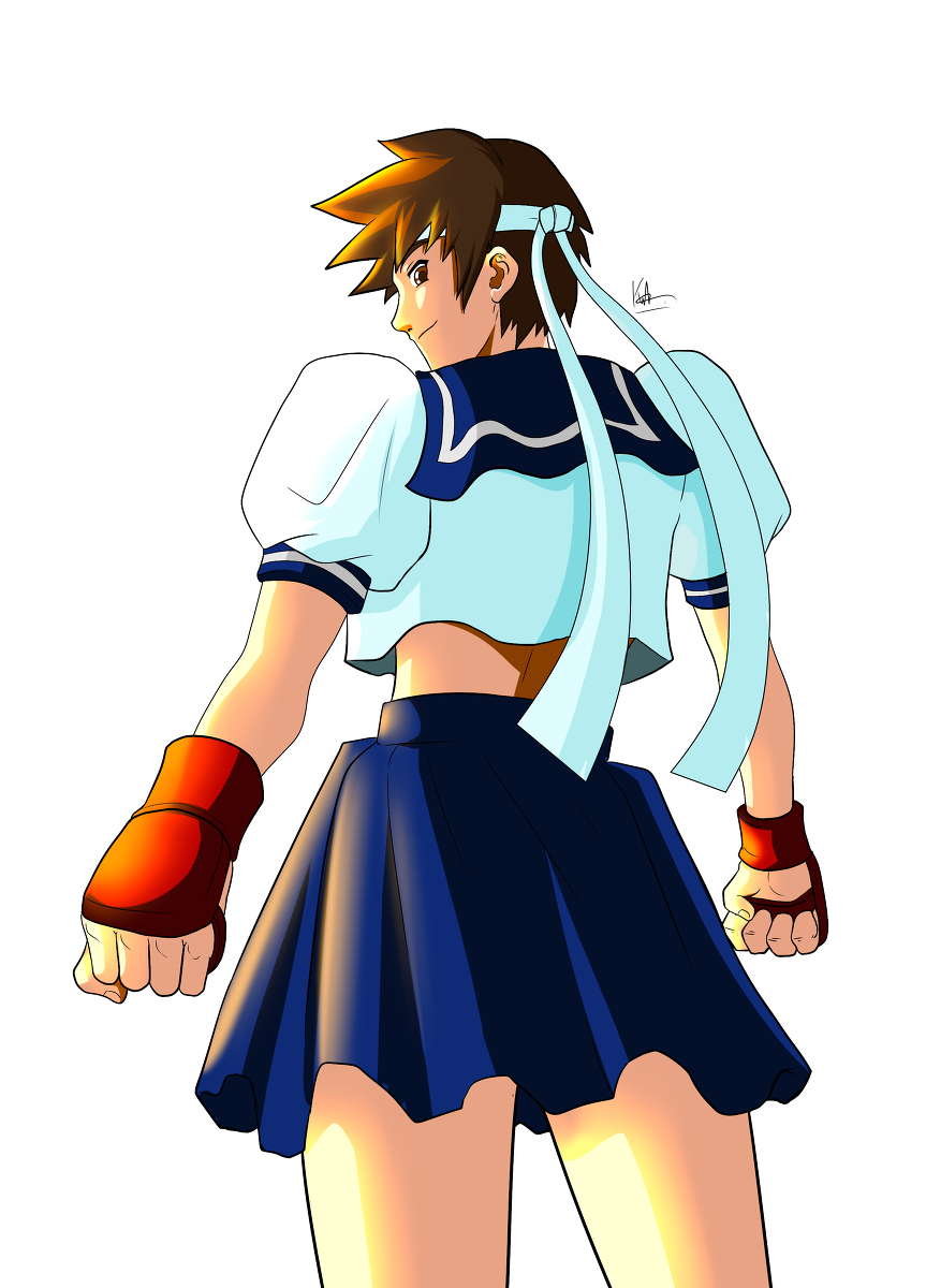 春日野 さくら #street #fighter #bengus #crossover #sakura