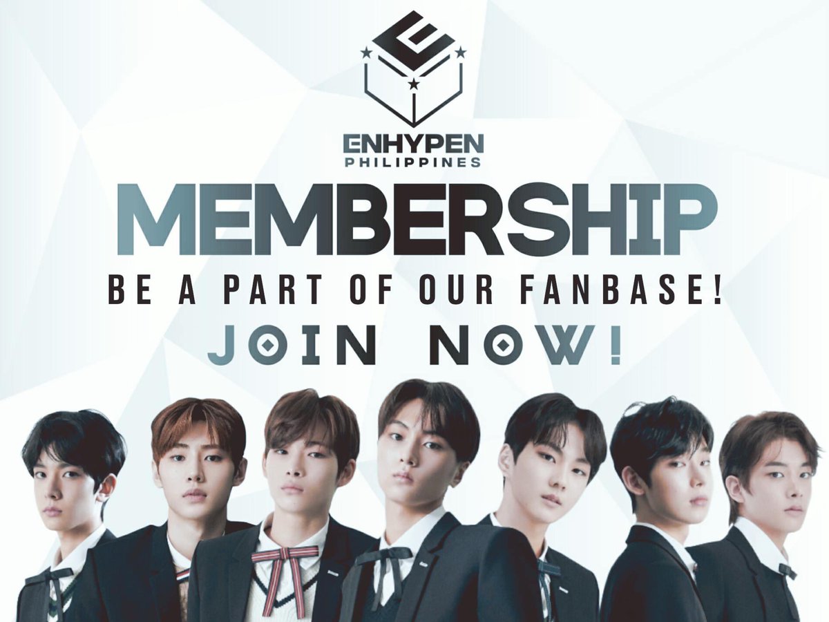 EnhypenPH's tweet photo. [🇵🇭] ENHYPEN PHILIPPINES MEMBERSHIP FORM!

Be part of our growing family! Receive exclusive membership perks, discounts in our events, merch and group orders; and early access to our fan club activities!

1/2 https://t.co/AbUSCnzcmv