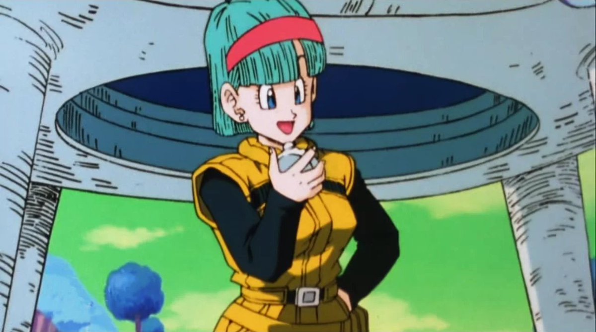 Bulma specifically in her Namek outfitShe's the game's item character like Faust or TeddieCapsules are the perfect excuse to throw randomized items. Have whatever pops out be a reference to an item from the show, like a Spaceship that crashes or a Radar that finds a Dragon Ball
