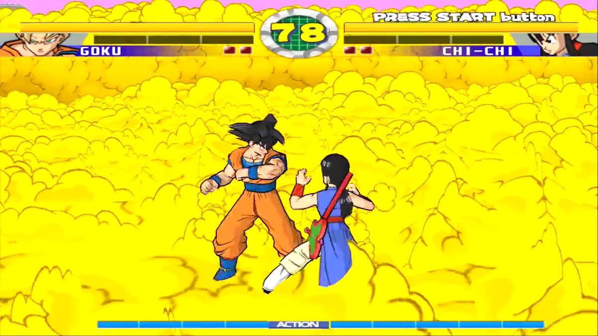 Tournament Chi-ChiYou might be thinking she has no moveset, but Super DBZ on PS2 was sick! She used things like the Nimbus cloud and Banchou fan to fight, it was sick. And in the lore it's not like she's a bad fighter. She could even use boomerang/laser projectiles from her hat