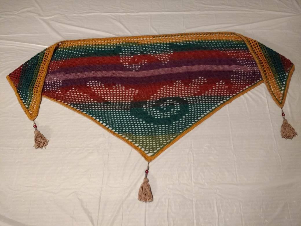 LuciArmstrong12's tweet photo. Excited to share the latest addition to my #etsy shop:
Dragon Shawl, Wrap, Wall Hanging
#fantasyscifi #dragon #crochet #shawl #gift #mandala #shawlette #wrap #MadeByHand #warlock #lovecrochet
https://t.co/kS77LPVw6s
https://t.co/ddmRfMa8My https://t.co/N4xxaakQ56