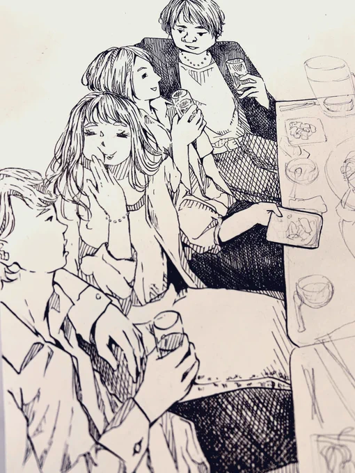 モブキャラ

でも

人柄は分かるように
描きわけたいよね。

#モブキャラ 
