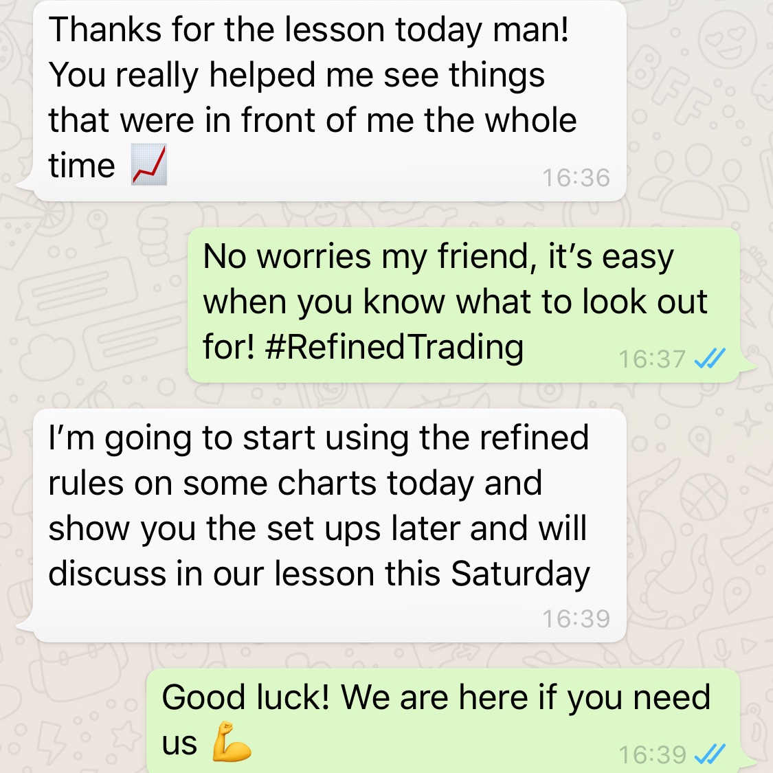refined_trading's tweet image. Amazing feedback yesterday. Hope to see many more. If you want any advice, please don’t be afraid to contact us. #refinedtrading #forex #trading #forexcourse #forexeducation #investing #learn #knowledge #education #college #happy #worklifebalance #accounting #tax