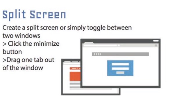 Tuesday tech tip! Want to split the screen on your chrome book device?