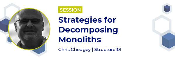 jaxlondon's tweet photo. Session of the day: Strategies for Decomposing Monoliths with @chedgey | Learn more » https://t.co/O94nNUY0dx https://t.co/INFQwpRdU7