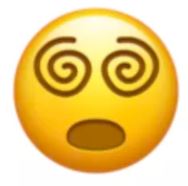 Help me describe this graphic on the radio: a new emoji approved to express the feeling of 2020: bit.ly/33PYpDR