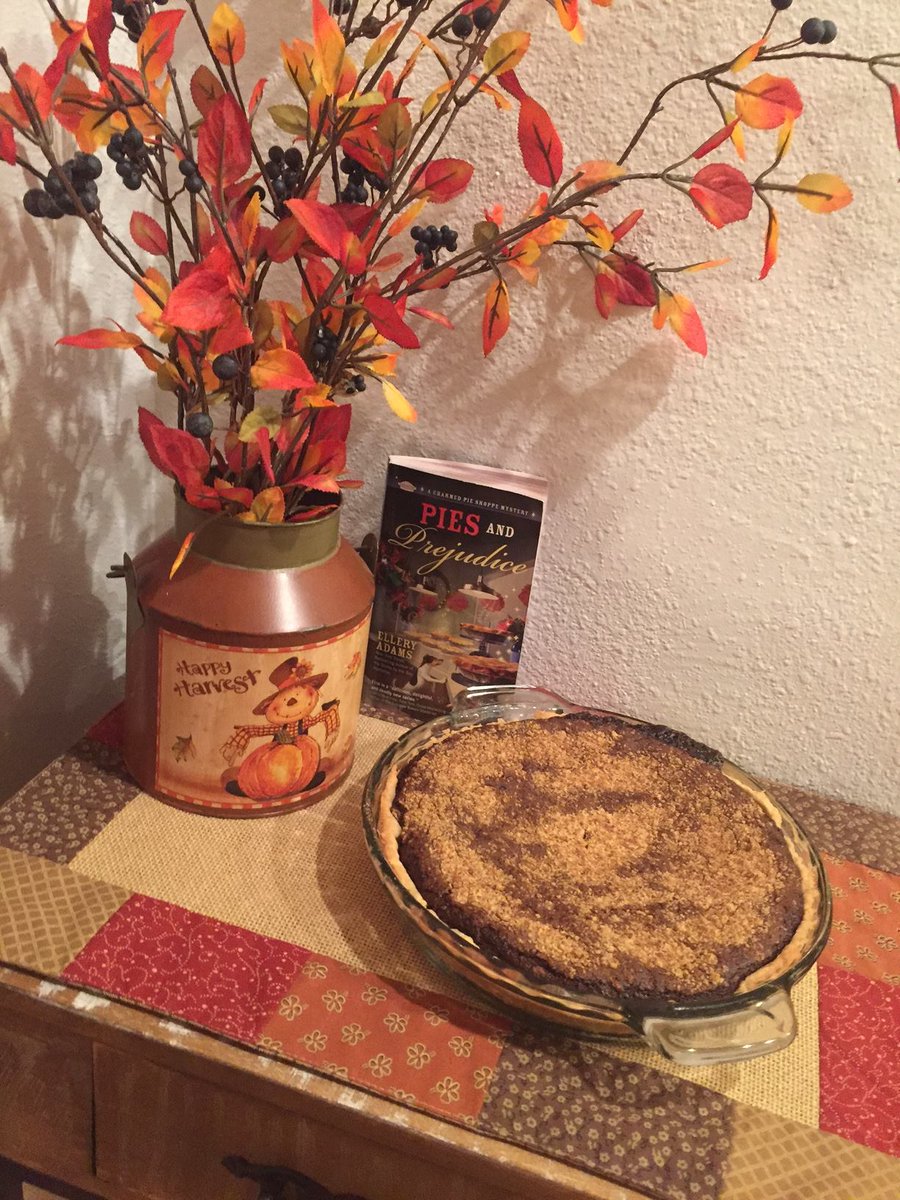 CozyExperience's tweet image. Throwback to a fun "cooking from the books" moment four years ago. Shoofly Pie while reading Pies and Prejudice by @ElleryAdams.

amzn.to/3kI7J3l

Do you enjoy cooking recipes from the cozy mysteries you read?