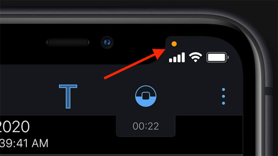 phuckhangmobile's tweet photo. Tại sao #iPhone lại xuất hiện chấm cam, chấm xanh gần cột sóng sau khi lên #iOS_14, có phải là lỗi không?
=>> https://t.co/Uv0kQYE5Tr https://t.co/8Rr268pKPD