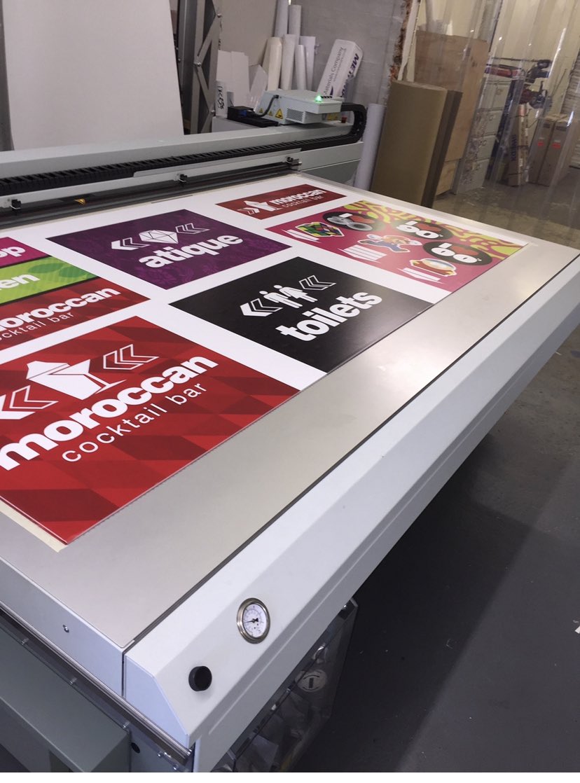 UDLimited's tweet photo. We have chosen to use the best quality printing equipment on the market! Our Canon Arizona flatbed printers can print on rigid media in high volumes giving a flawless vibrant finish✅ #uvprintring #printedsigns #WorcestershireHour #signs https://t.co/cEEKJ7XO7t