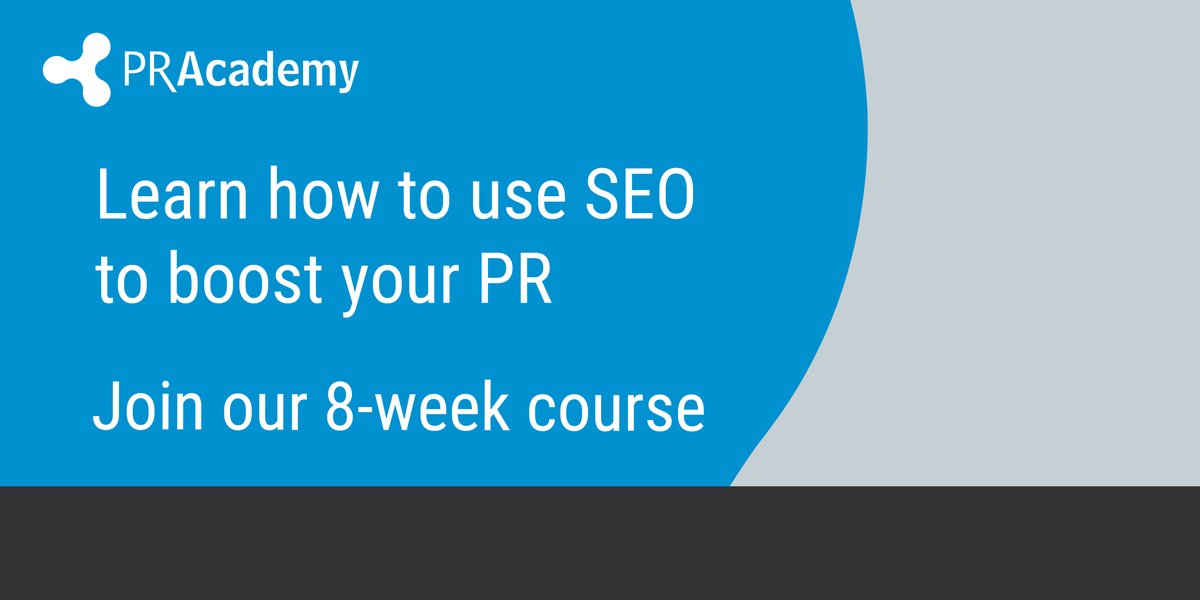 FocusModeCo's tweet photo. Want to know โHow To Use SEO to Boost Your PRโ? Then this course is for you! @pracademy
https://t.co/YNlDo8tKVn
#seo #seopr #publicrelations #prcourses #studypr https://t.co/HaJqV1zW01