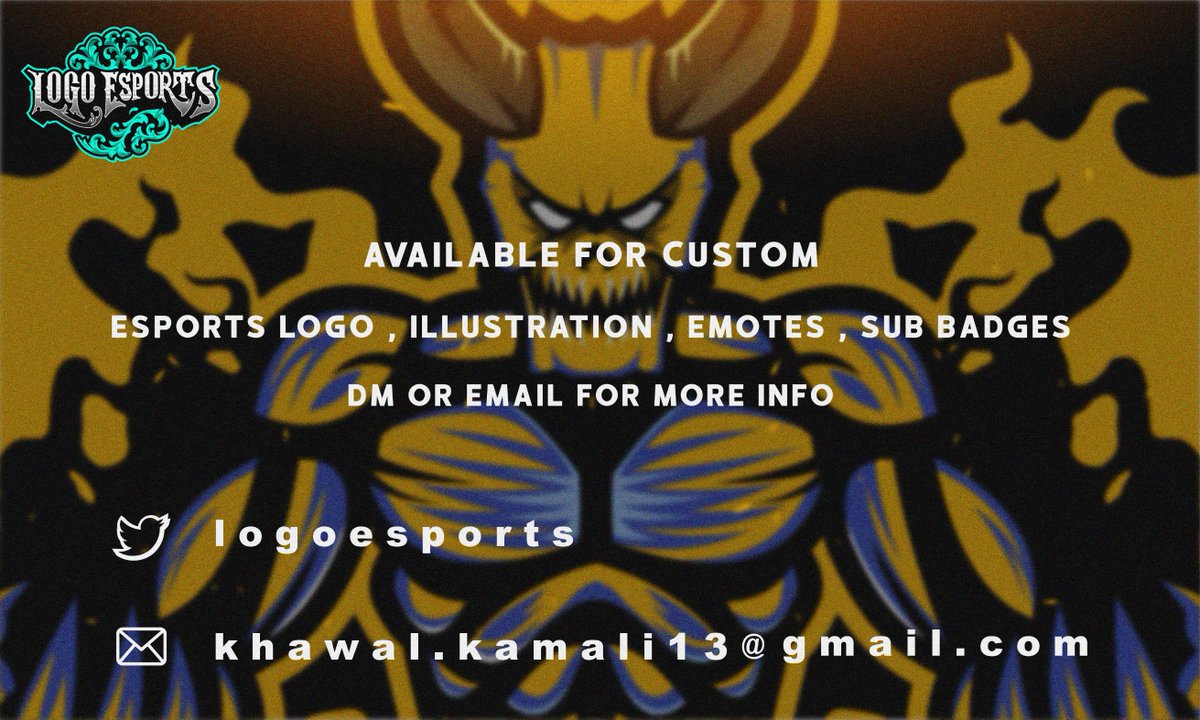 logoesports's tweet image. Done

Client Project @TheeFye

Theme : Team Logo

DM ME IF YOU INTERESTED 📩

#esportslogo #streamer #twitchstreamer #twitch #fortnite #callofduty #apexlegends #gaming #esports #NBA2K20 
@RetweetGamingUK @EsportsTweeter @GamingRTweeters @_GamingRetweet