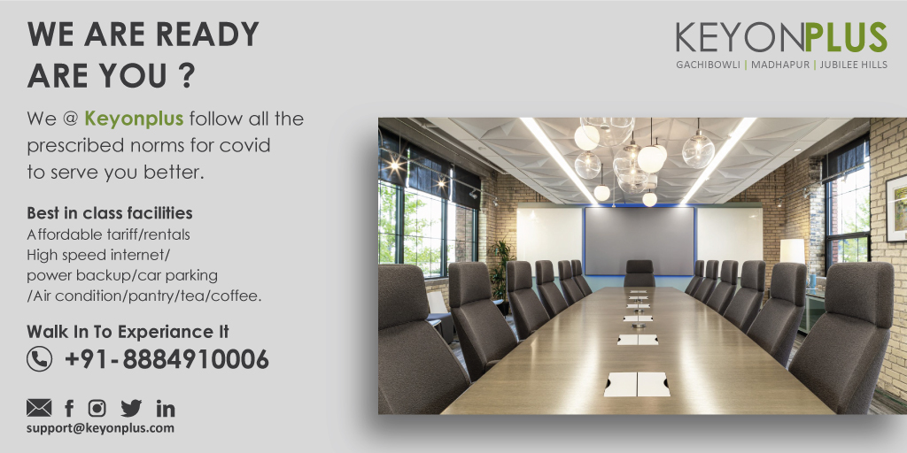 keyonplus2's tweet photo. Do You Need An Office Space But Hate The Thought Of Having To Deal With The Hassle Of Shifting Things And Setting It Up? Well, Our Furnished Offices Are Meant Just For You

#keyonpluscoworkinghub #CSKvsRR
#coworkinghub #privaterooms #SupportForBharatBand https://t.co/qnFn8nwr9e