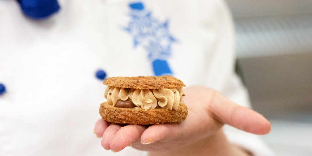 Paris Brest is a French choux pastry filled with a silky hazelnut and almond cream. Learn how to make this and other classic French pastries such as croissants &amp; danishes in our Diplome de Patisserie.

More: lcbl.eu/australiachoux

#lecordonbleuaustralia

CRICOS:02380M/ RTO:4959