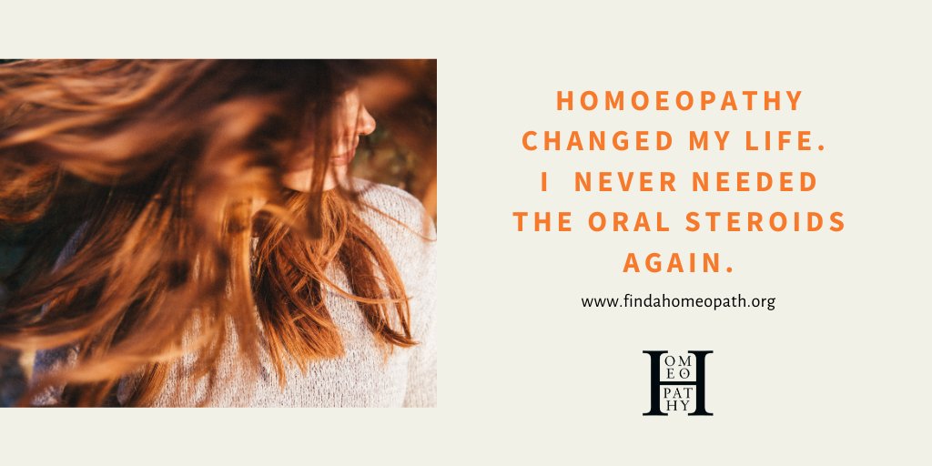 Homeopathy changed my life. I  never needed the oral steroids again. Over the years since then I can clearly remember five or six incidences  where I suffered from acute asthma but at every instance I have turned to #Homeopathy and it simply passes away  

findahomeopath.org