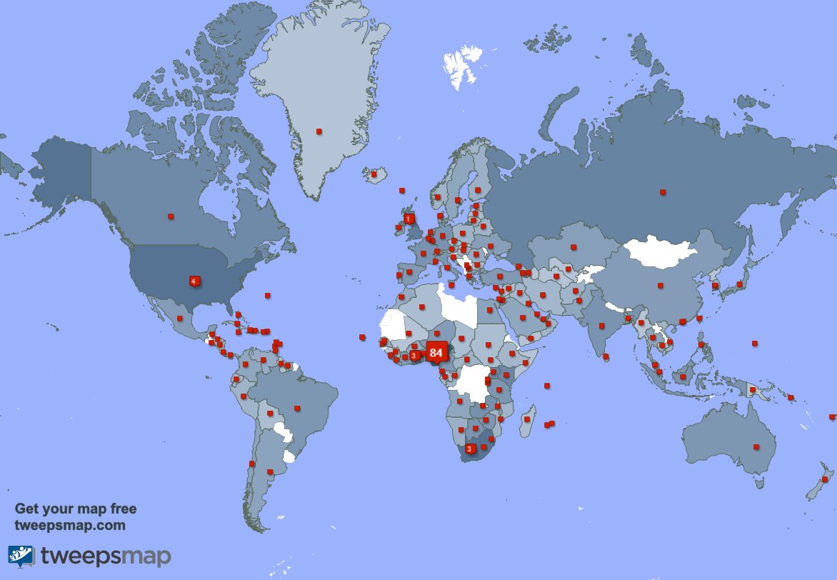 I have 198 new followers from Uganda 🇺🇬, and more last week. See tweepsmap.com/!thisisurbantv