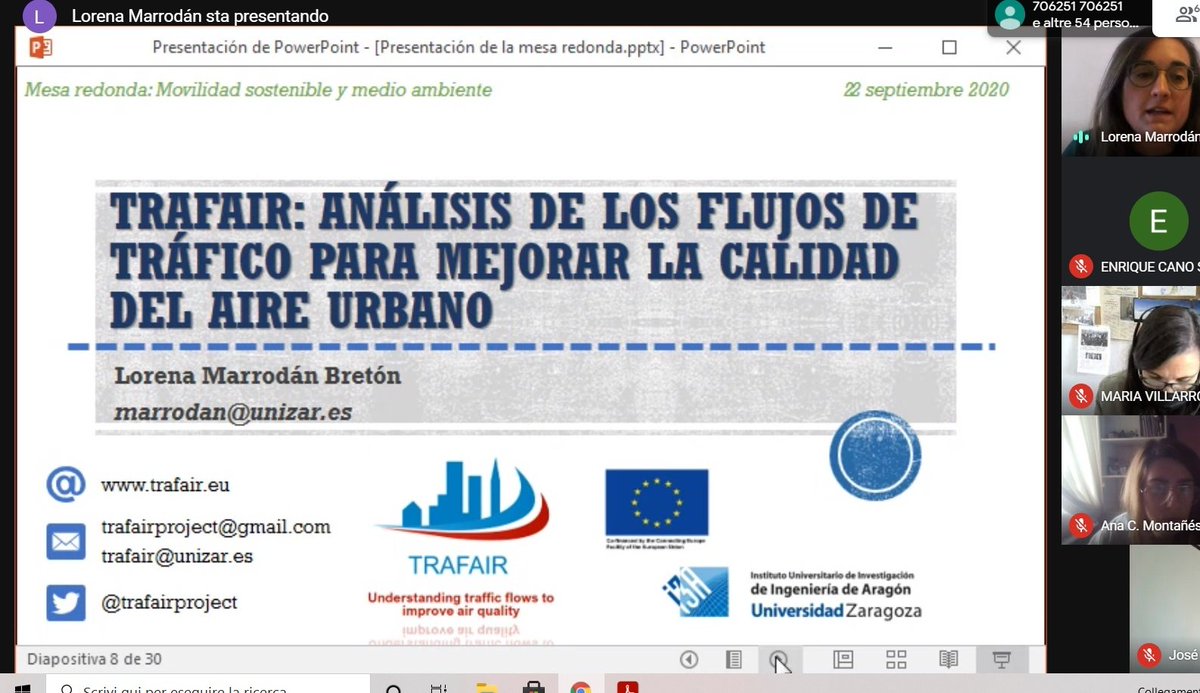 ile_gas's tweet photo. Very interesting presentation on sustainable mobility and the environment in Zaragoza! In particular on the @trafairproject
Congrats and thank you @MarrodanLorena @raqueltl_gl https://t.co/zWpSZJKq51
