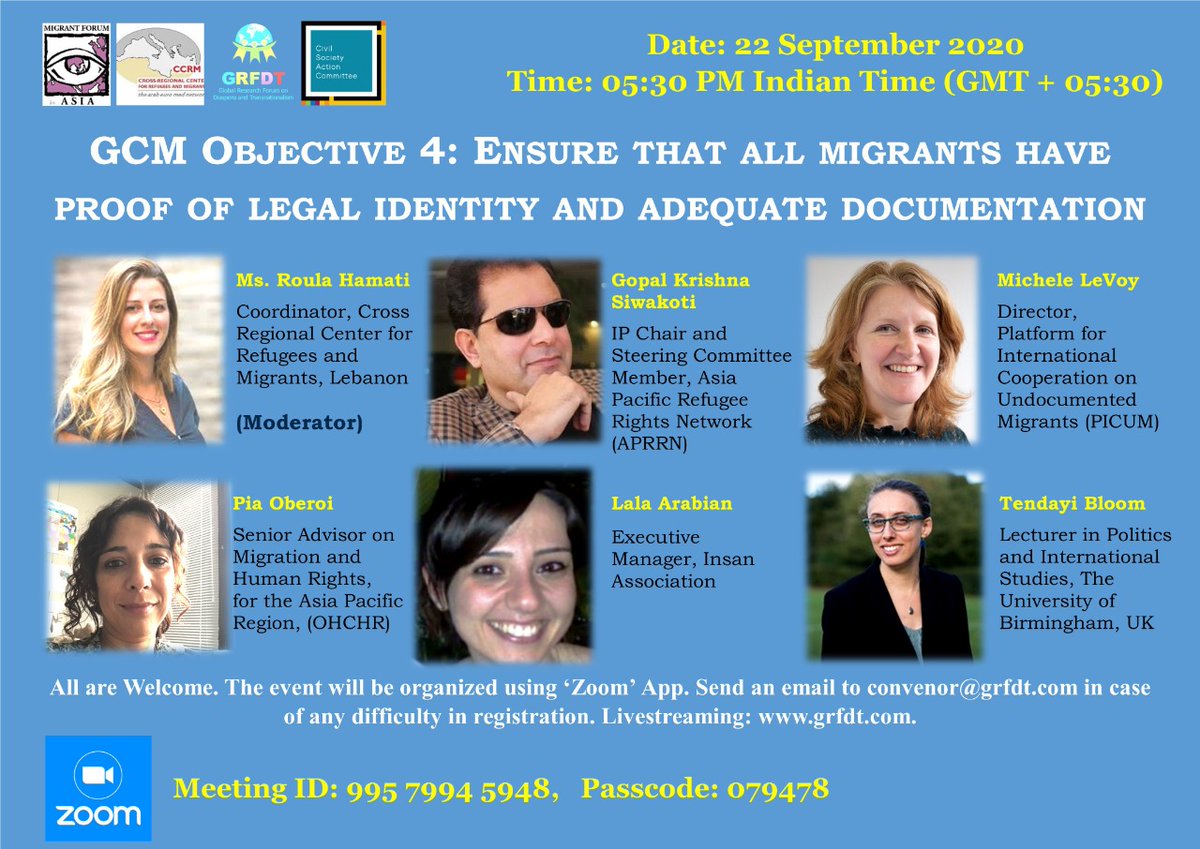 BishtMonika's tweet photo. Join today @migrantforuminasia @CCRM_ca @grfdt12 @abhijoining @Ani89690157 @rakesh4ranjan @niteshnarnolia https://t.co/wFY6KYWwGr