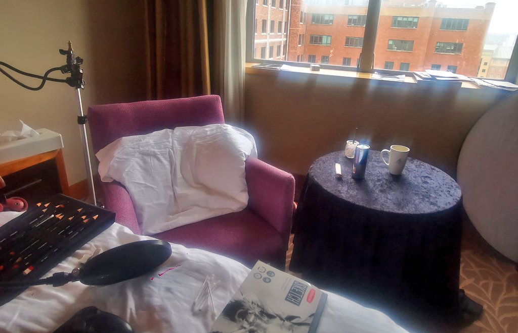 joncampling's tweet photo. Almost ready...
If you're a fan of #art of #FinalFantasy of #kingregis of #hotelrooms of #IRL streams
Then join me from noon for my last 'live from the royal hotel room learning to draw' #ArtStreams
๐ค๐
https://t.co/RuLanqDFwr
#actor #hotellife #joncampling #KingCeption https://t.co/6dqfKTDCCW