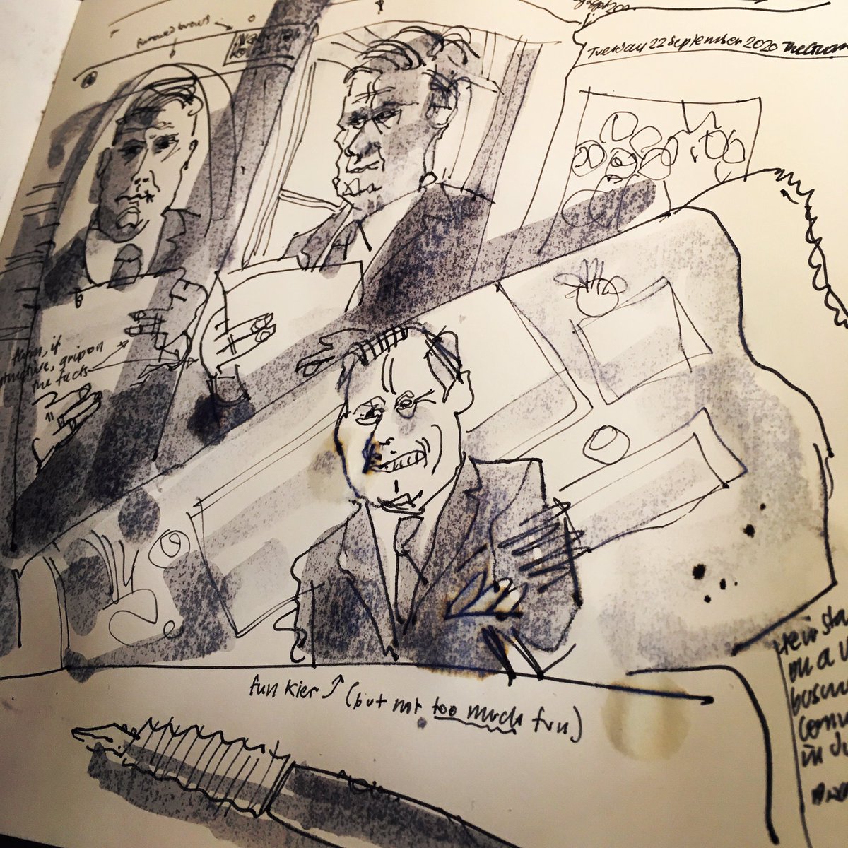 alembicdesign's tweet photo. Starmerama in The Guardian today #drawnfromthenews #ink #paper #pen #drawing #pollyticks https://t.co/5s2fy1uT7k