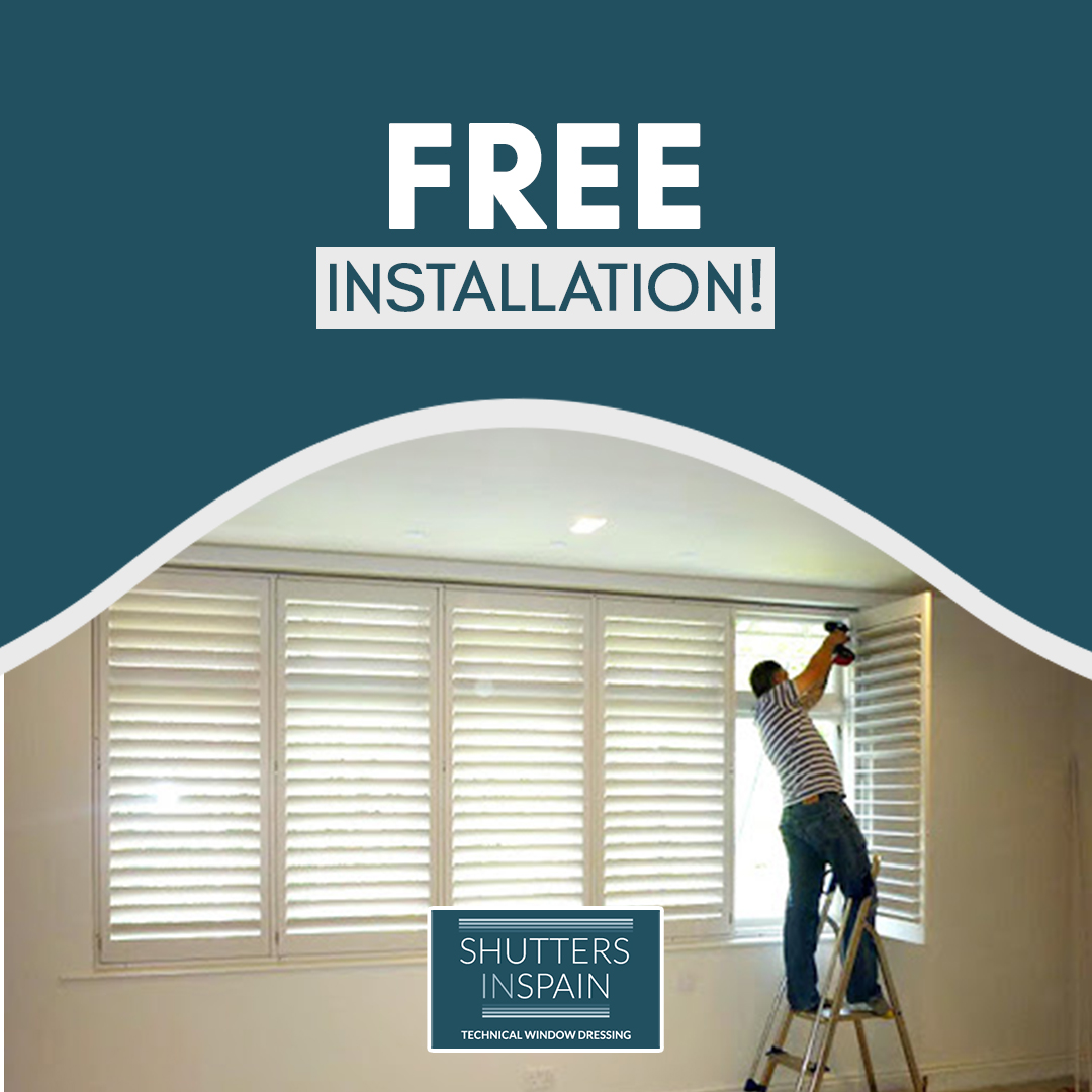 LIMITED TIME ONLY!
Thinking about installing plantation shutters this summer? Take advantage of our limited time offer of FREE installation on all our Plantation Shutter range!
Contact us for a FREE quote:
☎ +34 608.299.309
🌍 shuttersinspain.com
📩 info@shuttersinspain.com