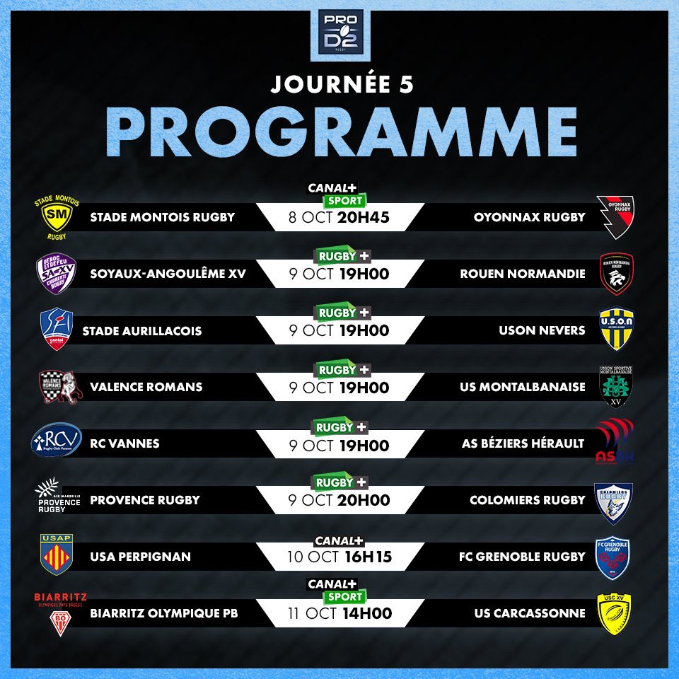 🚨[A VOS CALENDRIERS !] ⚫️🔴 Les nouvelles dates de matchs sont sorties ! 🏆J5 et J6 CHAMPIONNAT 