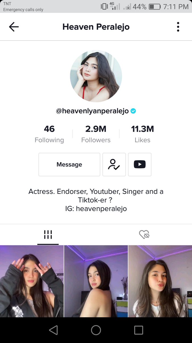 happy 2.9 followers on your tiktok bebe @hperalejo 
#tiktokqueen