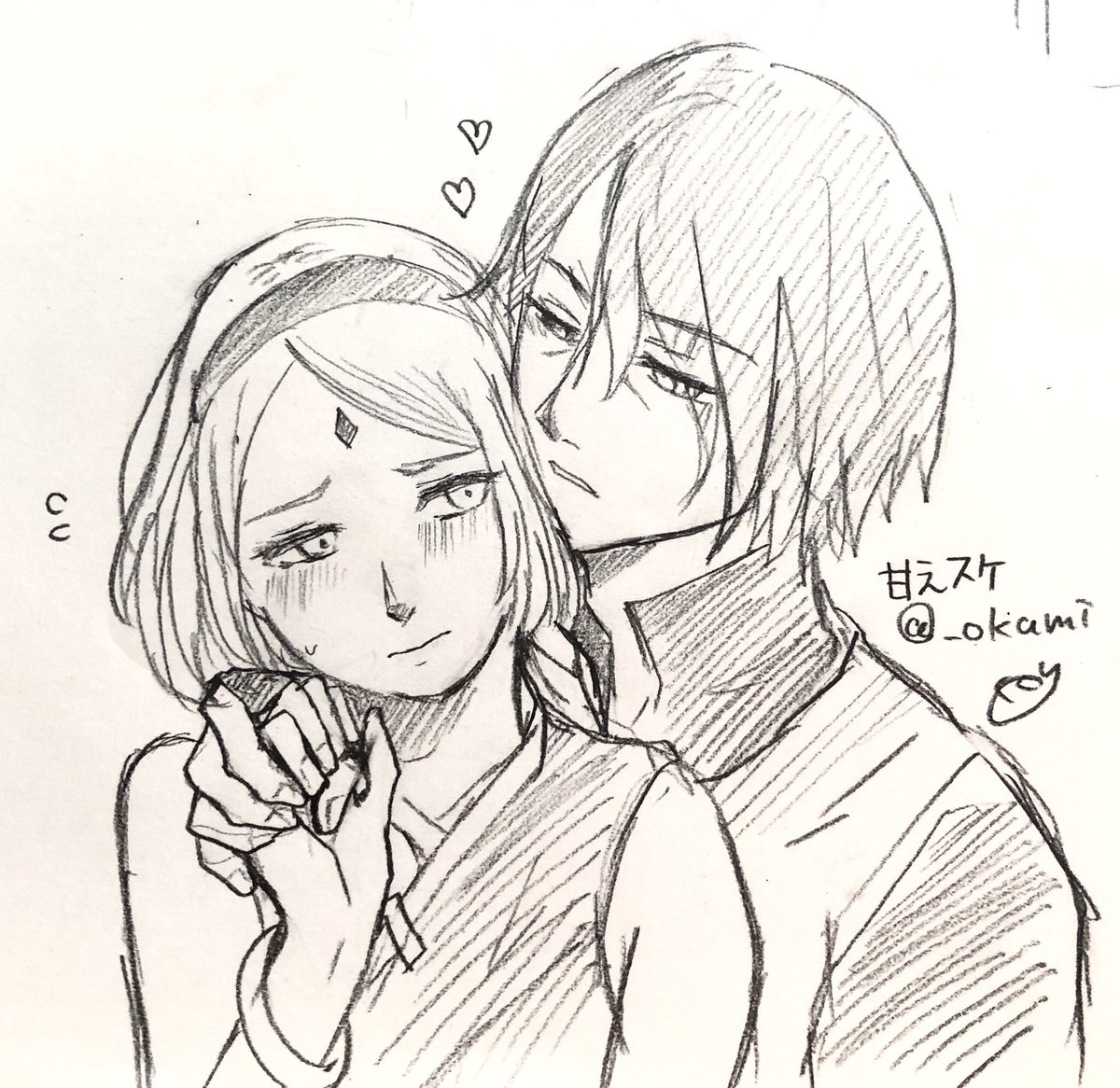 夫婦いちゃこら
久しぶりにシャーペンで\( 'ω' )/ 