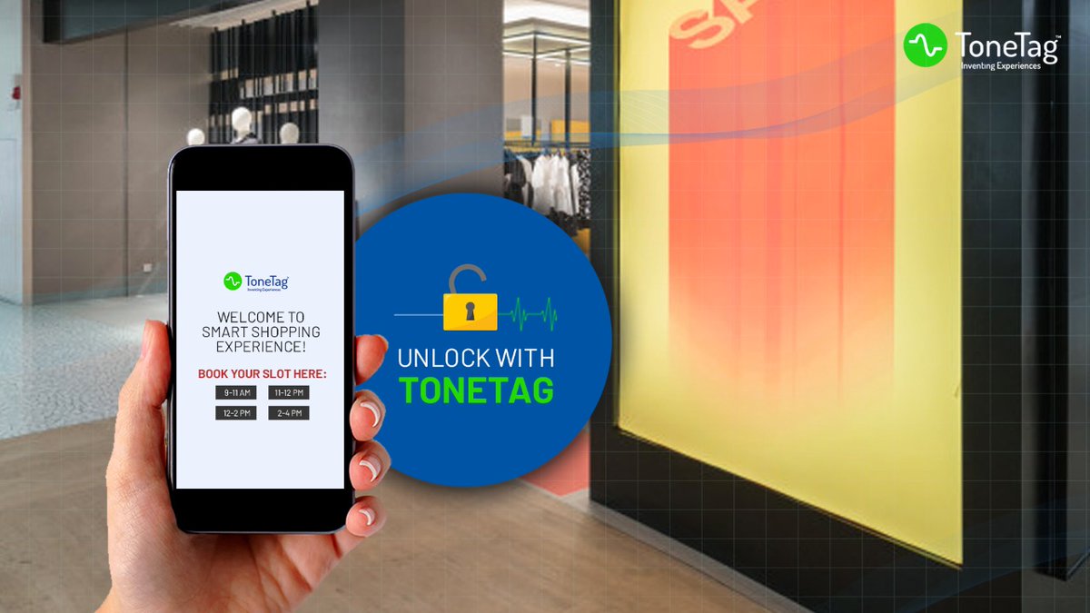 tonetag's tweet photo. Facing issues with #Crowd management at #Malls after #Covid?
#UnlockWithToneTag to enable your customers to book a shopping slot on their #Smartphone without internet right at the mall & explore possibilities of our #Contactless #CustomerEngagement & #DigitalPayment solutions! https://t.co/LUoPEhHfes