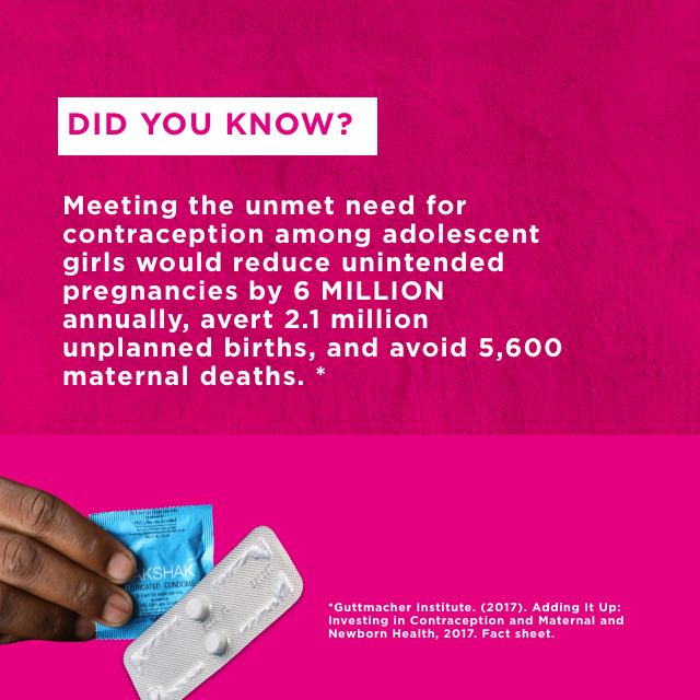 HcdXchange's tweet photo. Hi community! This Saturday, September 26 is World Contraception Day. Access to contraception can have a positive impact in securing the futures of adolescents.
How do you think we can better address the unmet need for contraception among adolescents? #Design4ASRH https://t.co/55XIlFvdxA
