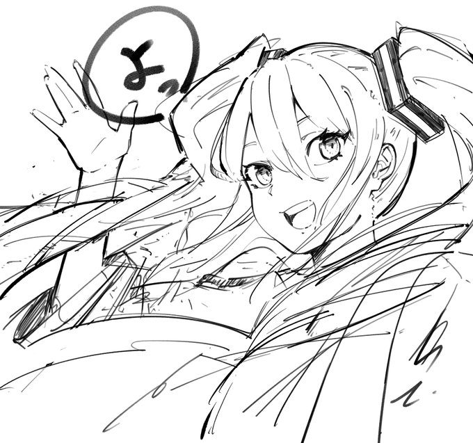 ミク落書き
#落書き#初音ミク 
