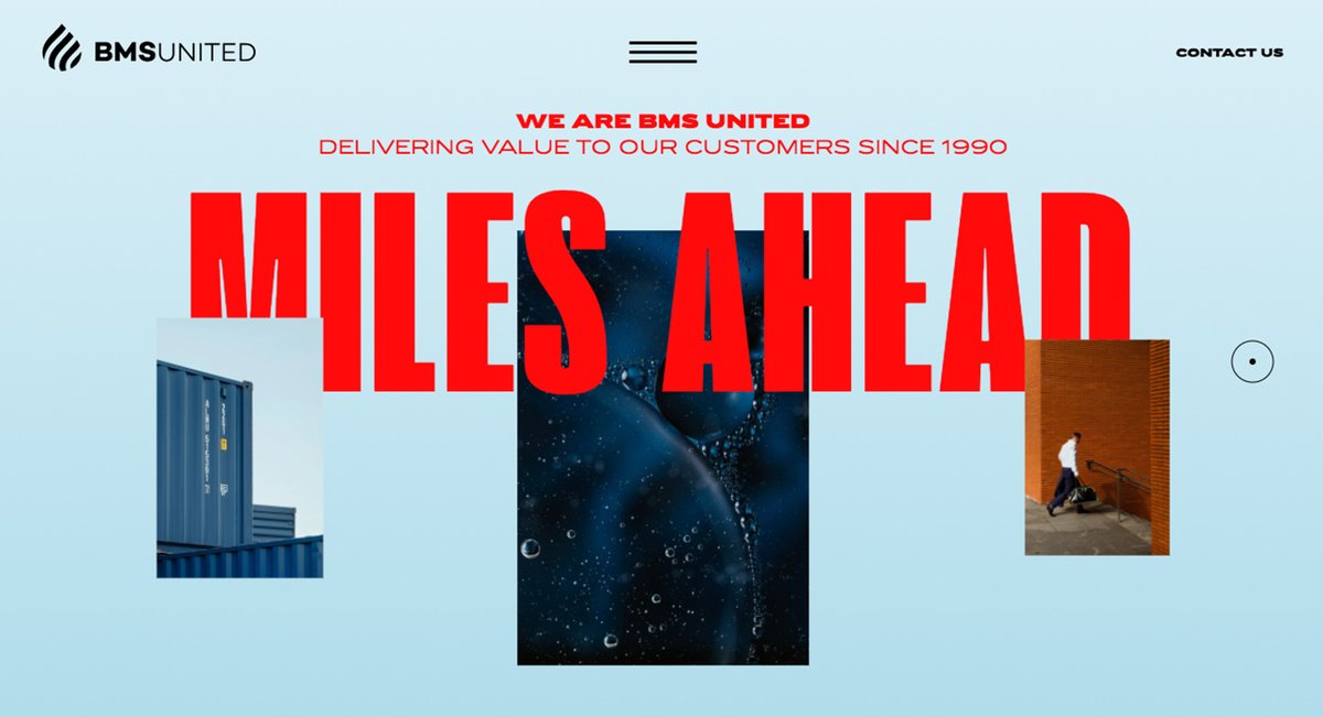 awwwards's tweet photo. BMS UNITED by @kommigraphics &amp; https://t.co/CnlFUCaP38 wins #SOTD &amp; #DEVAWARD A fresh different and innovative corporate website for BMS United operating in the marine services market https://t.co/FtGKZPkyYM #Animation #GSAP https://t.co/JFpukdKTyr