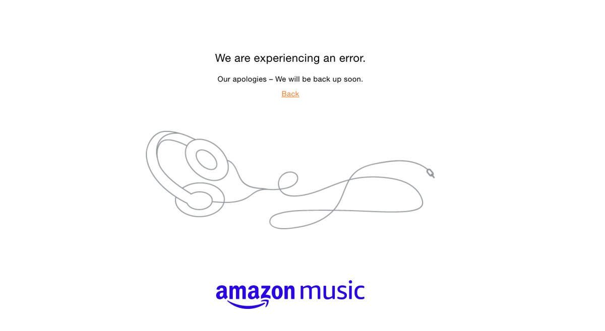 chessyard's tweet photo. Amazon music is down in Delhi, India.
@amazonmusic 
#amazonmusicdown https://t.co/paILUTwtgI