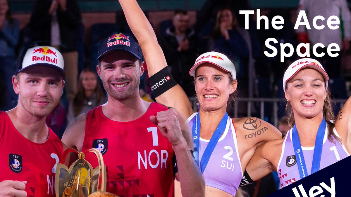 CEVolleyball's tweet photo. 🎧 | #TheAceSpace

A very special #Podcast edition with an overview of the just ended #EuroBeachVolley in #Jurmala.
🎧👉🏻 https://t.co/b4V8MhP78S

#CEV #EuropeanVolleyball #LetVolleyballTalk https://t.co/FloSweT8k0