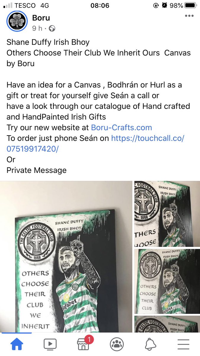 GOTW88's tweet photo. If any of yous are on Facebook, give  Boru a follow 👏🏻

Some outstanding artwork 🍀 https://t.co/65L5aLV7jk