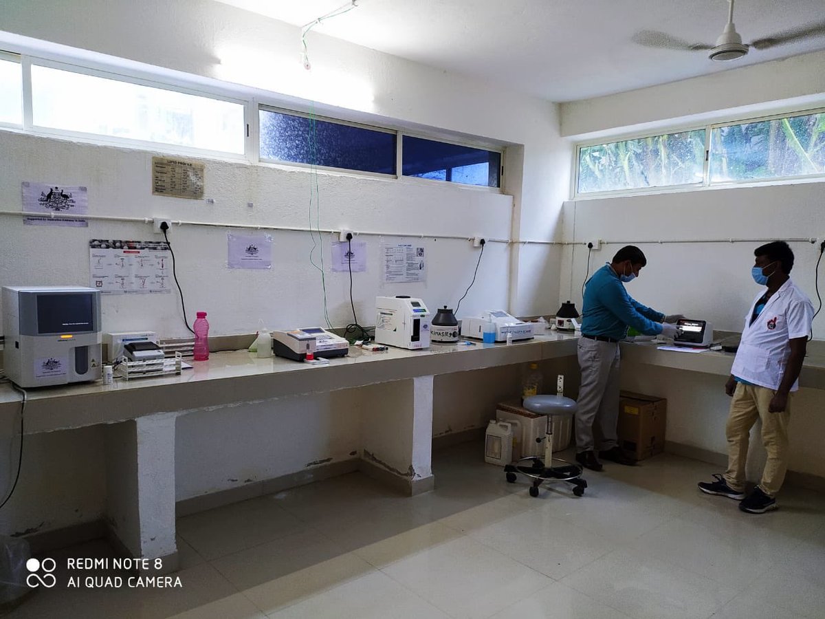 SELCOFoundation's tweet photo. All Laboratory devices at @Vistex #covid care hospital, with our partner @DFYIndia, run on #SolarEnergy ensuring provision of uninterrupted and need based health services. Watch for more details https://t.co/5HUFcO2KCf… #sdg3 #sdg7 https://t.co/0Uo0jnk8qX