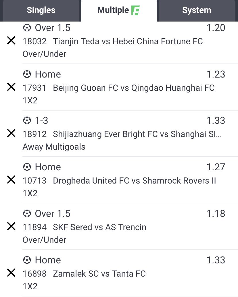 Certified Odds on X: 500 Odds 1k to 1M+ Sportybet Booking