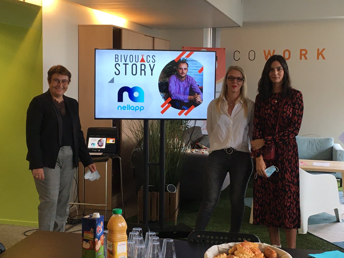 lebivouac_'s tweet photo. #GoodMorningBivouac 🥐☕️ de rentrée ! On remercie les #startups qui nous ont quitté pour de nouvelles aventures, on présente les nouveaux du Bivouac et des initiatives @Michelin Ravis de retrouver toute la communauté 💪😊 #innovation https://t.co/Uixmt2TzWs