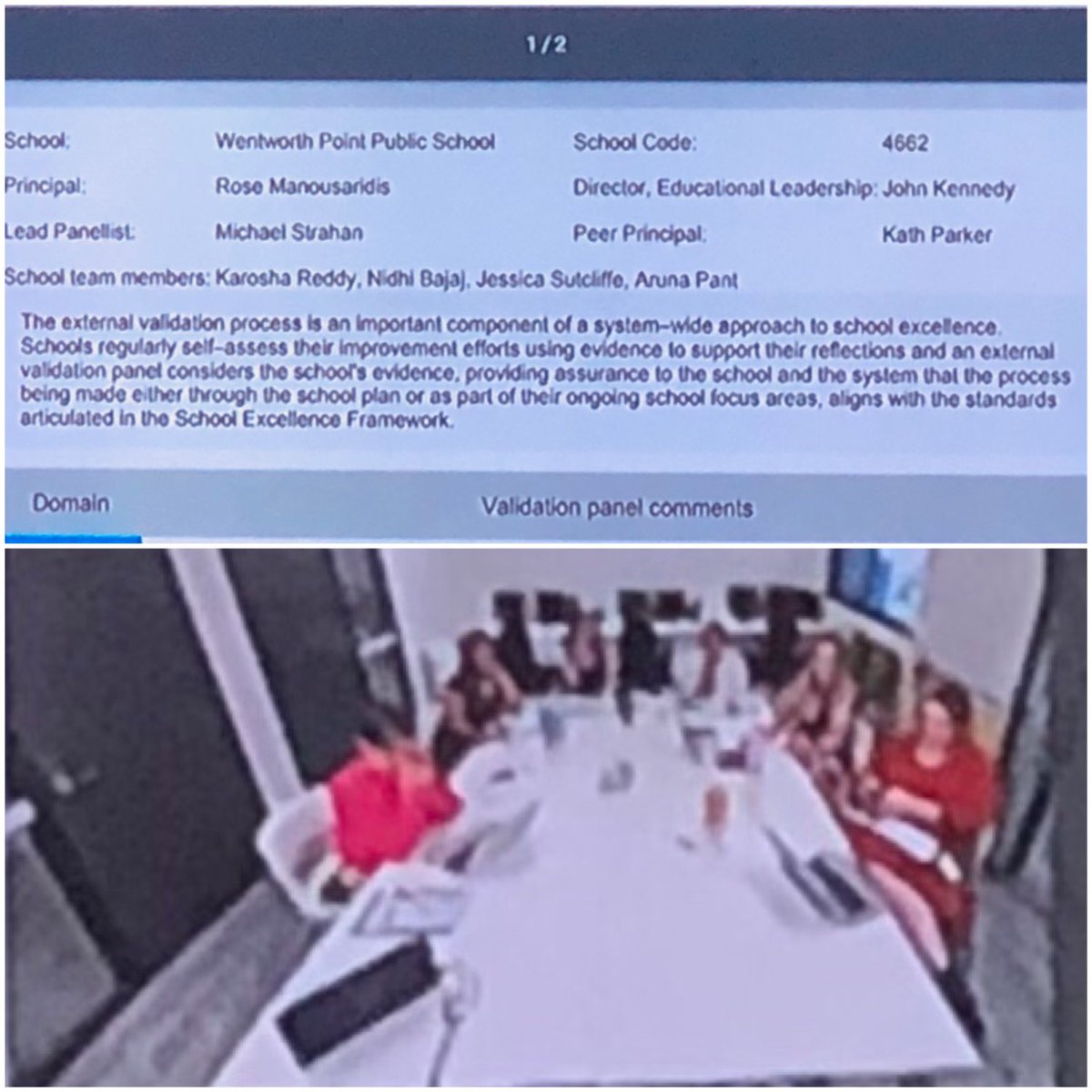 ArunaPant4's tweet image. #ExternalValidation is officially complete! Amazed by all the achievements in 2.5 years of the school opening. #teamwork #highexpectation #wentworthpointps  @karoshareddy @johngkennedy2 @amyhuggett1 #LunchTime