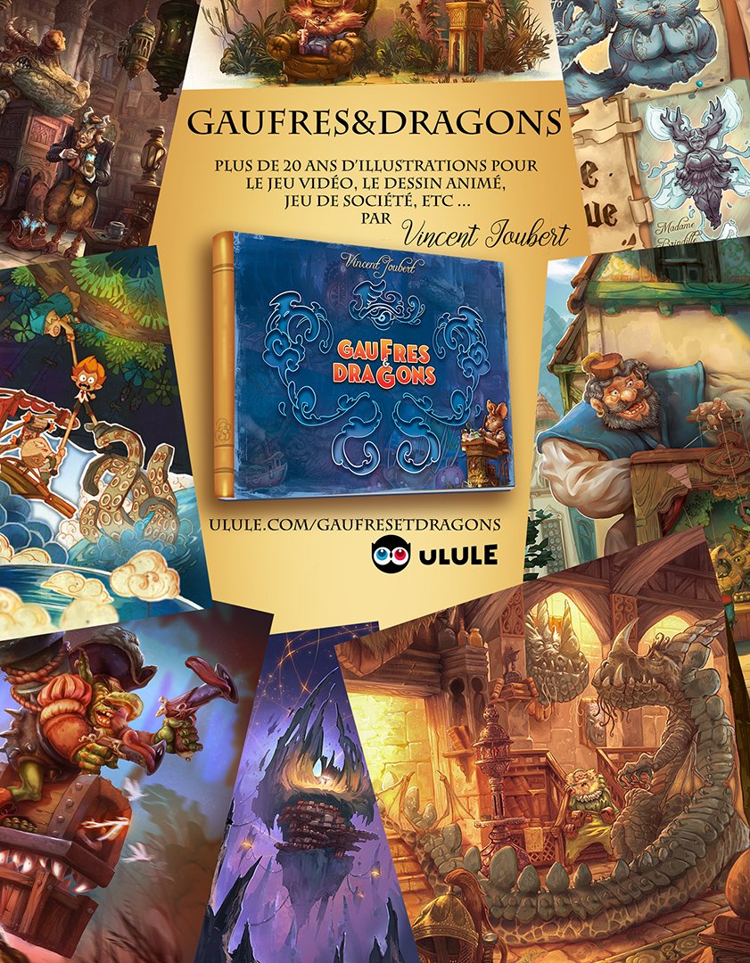 VincentJoubert4's tweet photo. Mon Artbook en pré-commande sur Ulule !
https://t.co/CZXnQE7TLK
#illustration #artbook #fantasy #wakfu #beauxlivres #édition #livres #dragons https://t.co/JPxmj4tJaQ