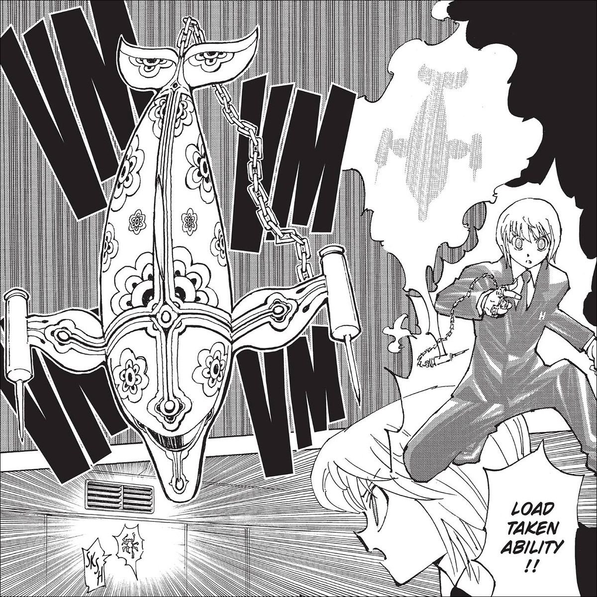 LOANING NENIs the type that allows the user to loan someone (be they a Nen-User or a Non-User) a stolen Nen Ability. Best example of this is Kurapika's Stealth Dolphin ability.