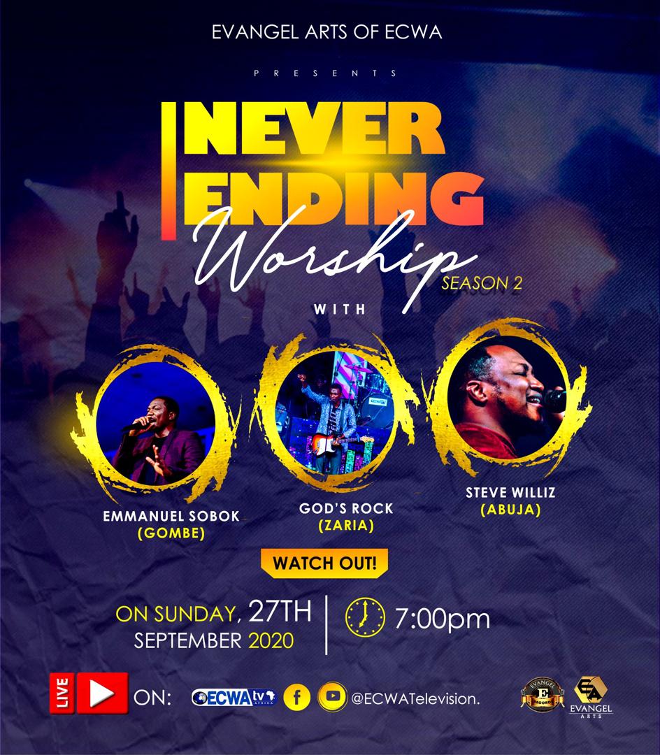 Bingham_Tv's tweet photo. 3 ministrations dropping this sunday, 27th September, 2020!! Watch the premiere LIVE on ECWA Television official YouTube channel @ECWATelevision and of course ECWA Television channel on any free to air platform.
#WATO #NEWPART2 #evangelrecordsofecwatelevision #EVANGELARTS https://t.co/X9GRSiAvjg