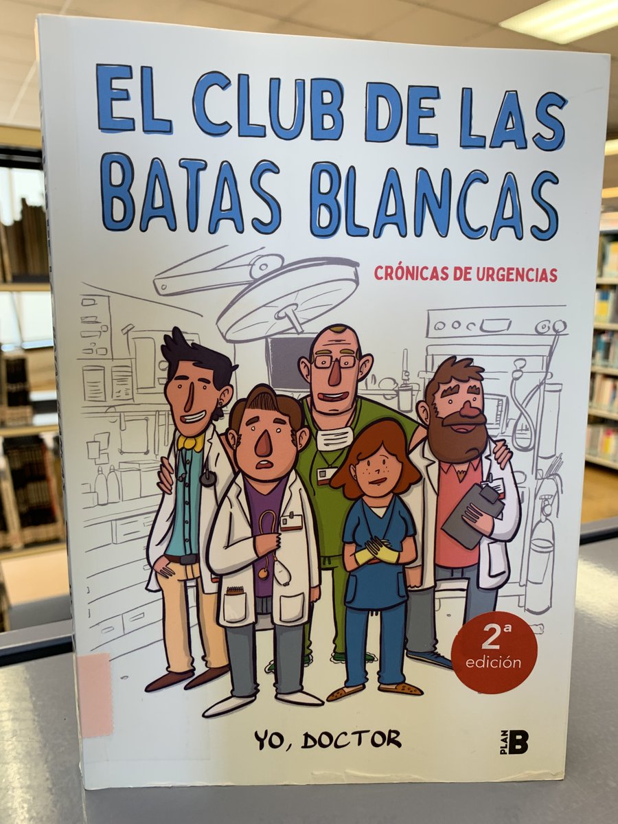BiblioMostoles's tweet photo. "El club de las batas blancas", una novela gráfica divertida y desvergonzada que muestra el lado más humano de la medicina. #leeuncomic https://t.co/76i52ukECK