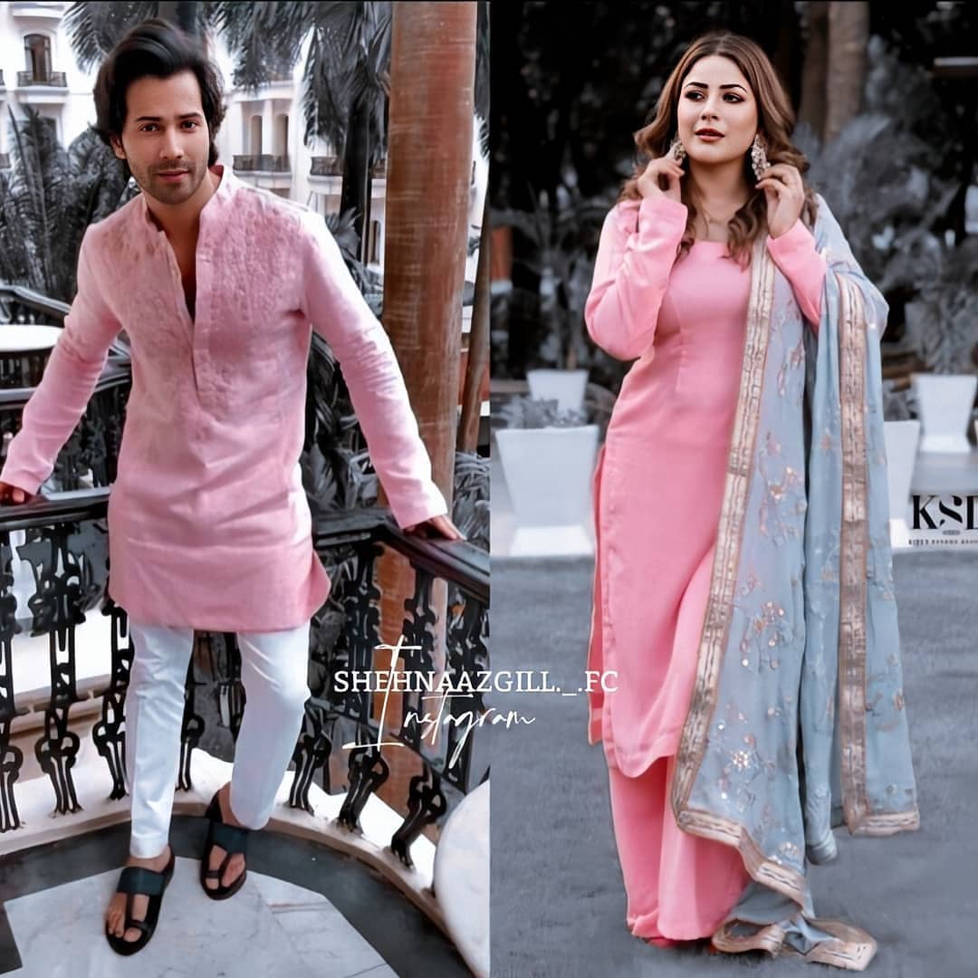  #VarunDhawan x Shehnaaz Gill #KurtaPajamaHits100M