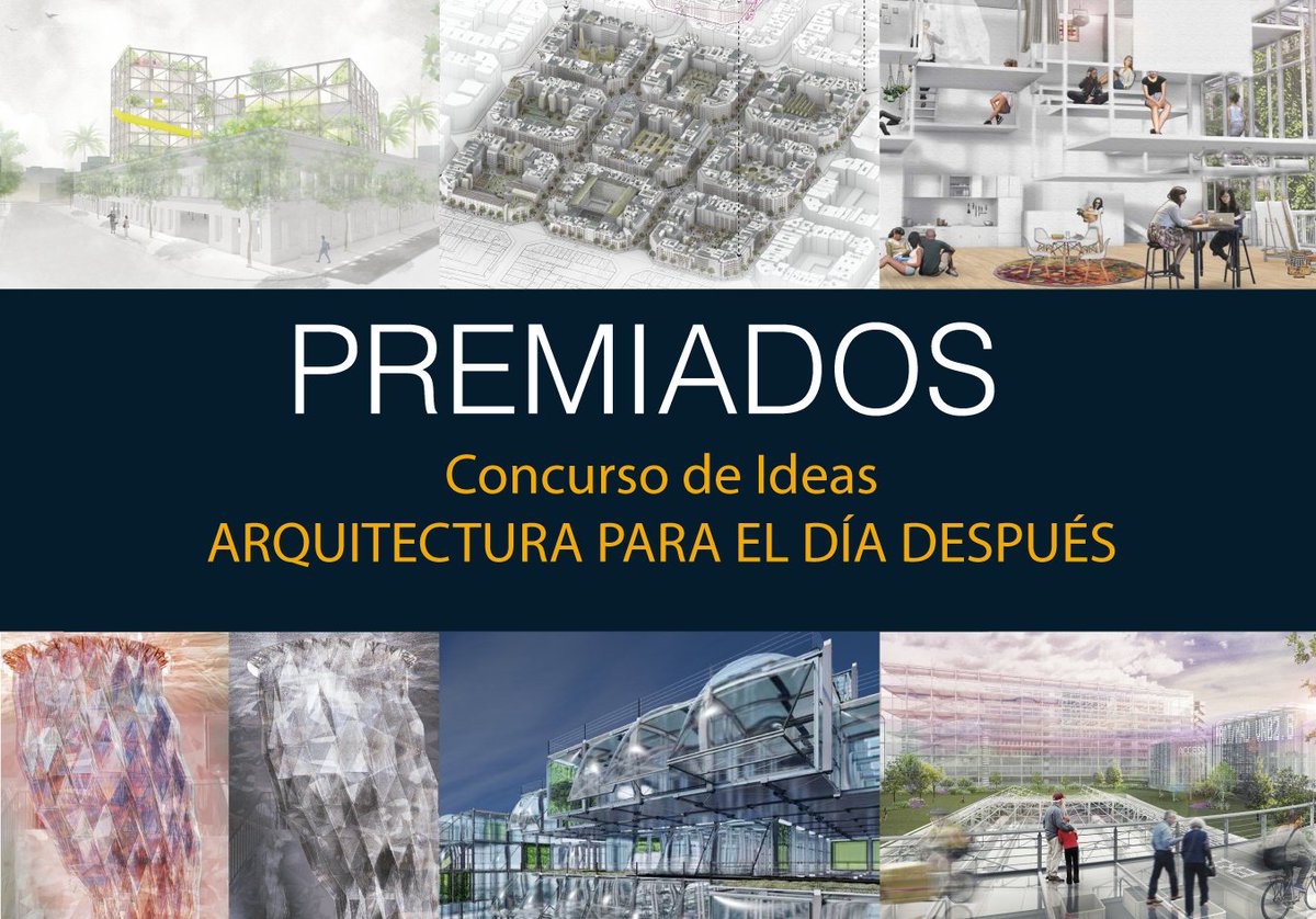arquitectosCOAG's tweet photo. PREMIADOS Concurso Ideas “ARQUITECTURA PARA EL DÍA DESPUÉS”

 Ya puedes consultar el listado de premiados, finalistas y semifinalistas:  
https://t.co/U2AiYdL5Al

@CSCAE
 #arquitectura #arquitectos #concursodeideas #arquitecturaparaeldiadespues #architecture #arquitectos  #ASEMAS https://t.co/oQUhlNlnmg