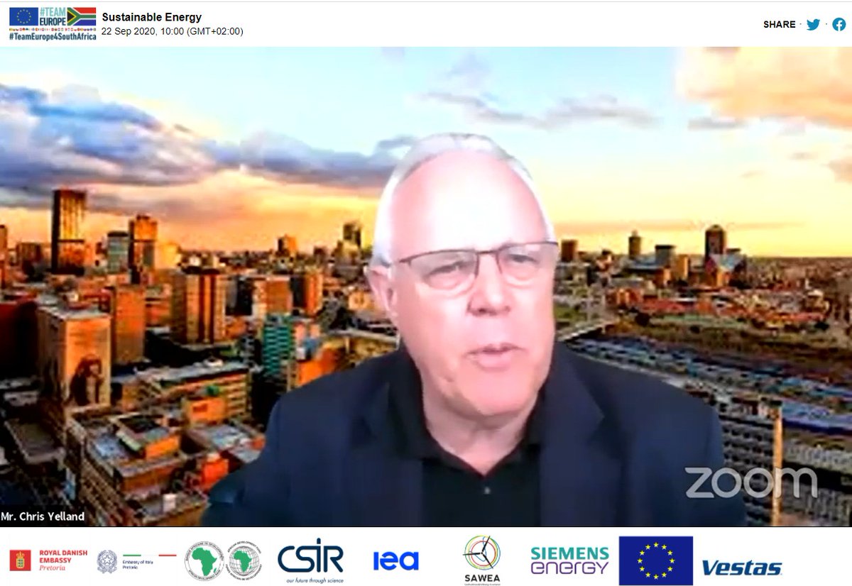 EUinSA's tweet photo. Today's #ClimateWeekSA event's theme is sustainable energy. 

Our Moderator for today is Chris Yelland.

Join the webinar➡️https://t.co/Gi3CEmFhJs. 
#TECDW2020 https://t.co/qPwFgj9nym