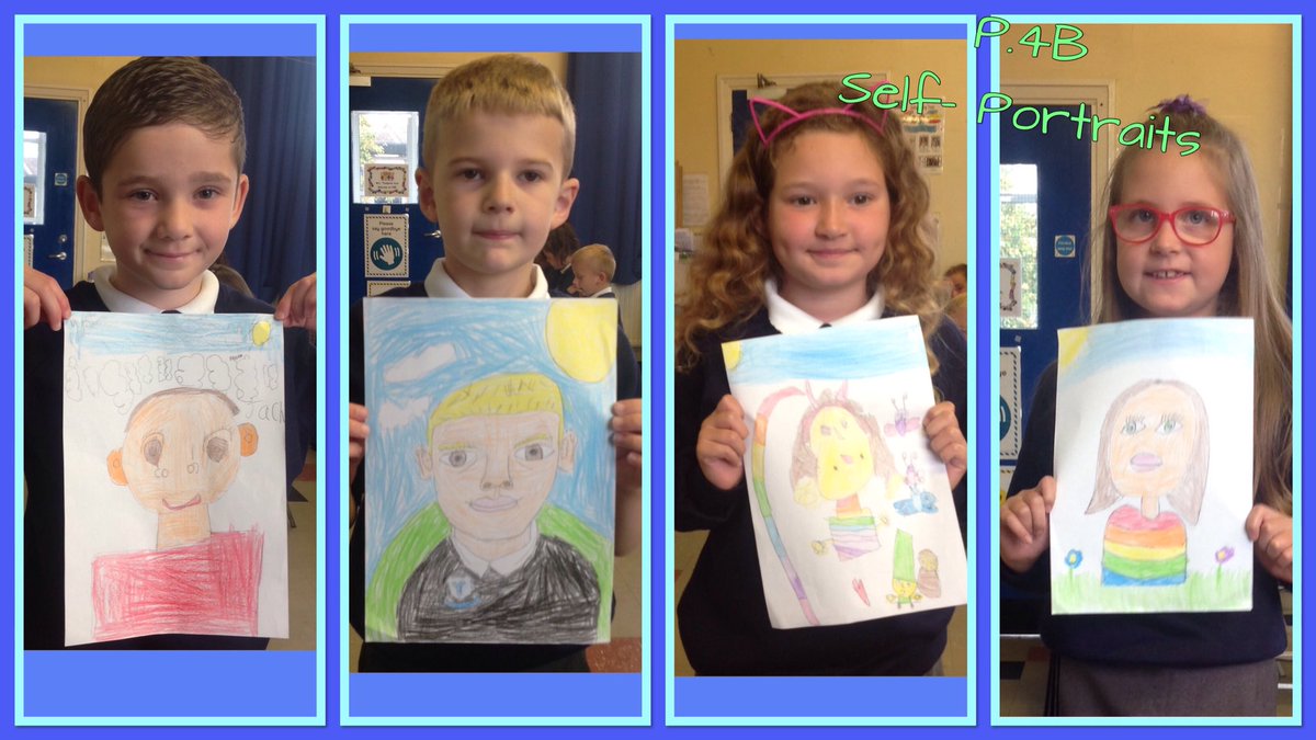 HolyChildPSBel's tweet photo. P4B have been working hard learning about social bubbles, their weekly schedule and creating beautiful self-portraits. 🎨⏰
#classbubble #socialdistancing #art #portraits #WAU #timemoveson https://t.co/6YnndWViWo