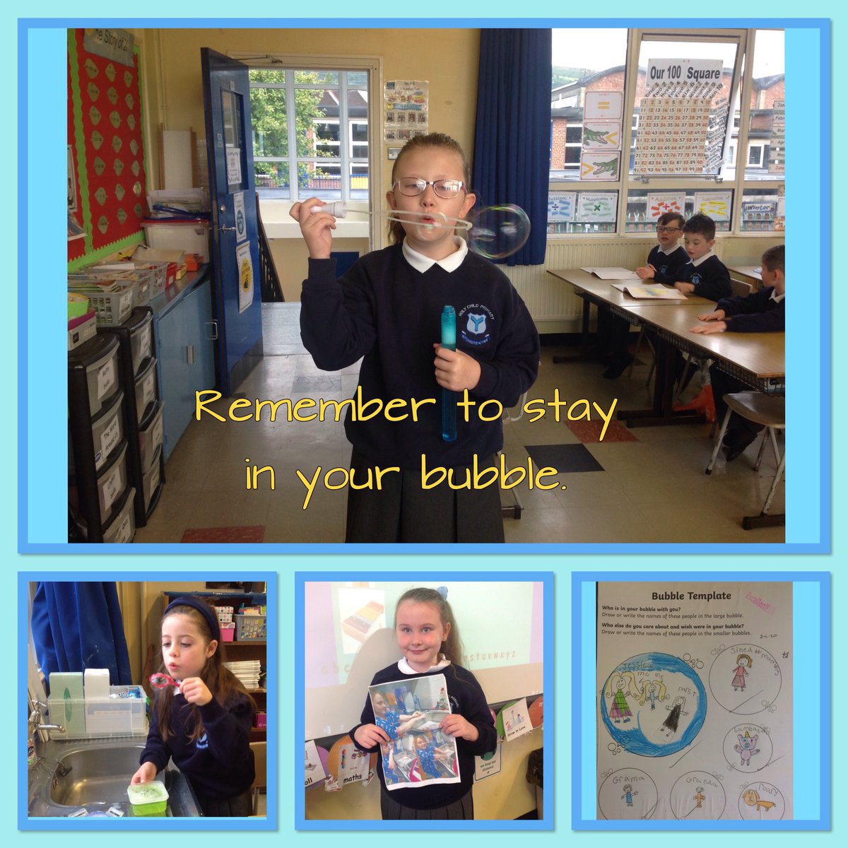 HolyChildPSBel's tweet photo. P4B have been working hard learning about social bubbles, their weekly schedule and creating beautiful self-portraits. 🎨⏰
#classbubble #socialdistancing #art #portraits #WAU #timemoveson https://t.co/6YnndWViWo